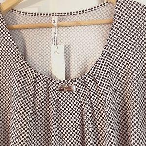Black & White work blouse